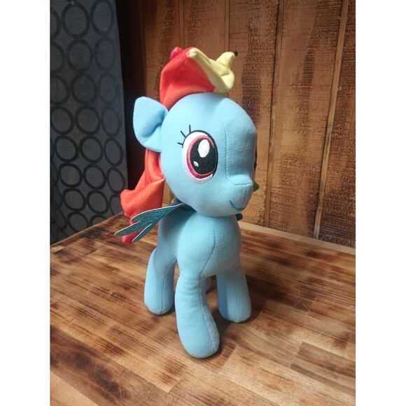 My Little Pony Rainbow Dash Plush Stuffed by‎ Hasbro Toy Factory 9" - Picture 1 of 6